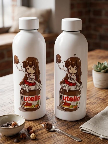 مطرة ثيرموس قصير نوتيلا مع بنت